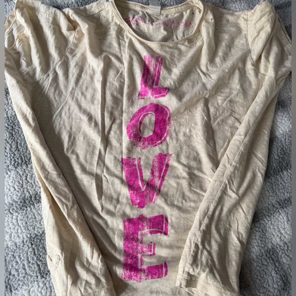 Magnolia Pearl T-shirt Dante Alighieri Quote/Love, NWOT